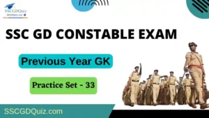 Read more about the article Previous Year GK : SSC GD 2022 (25/01/2023, 1st Shift)