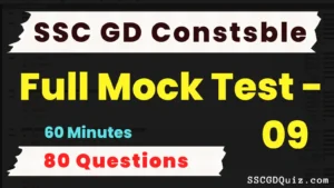 Read more about the article SSC GD Constable Mock Test – 09