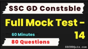 Read more about the article SSC GD Constable Mock Test – 14